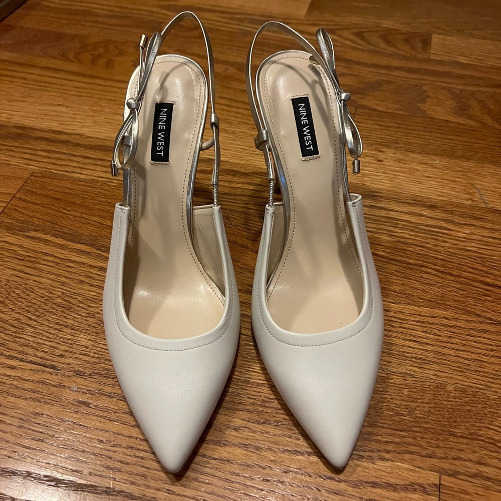 Worn once, Nine West heels
